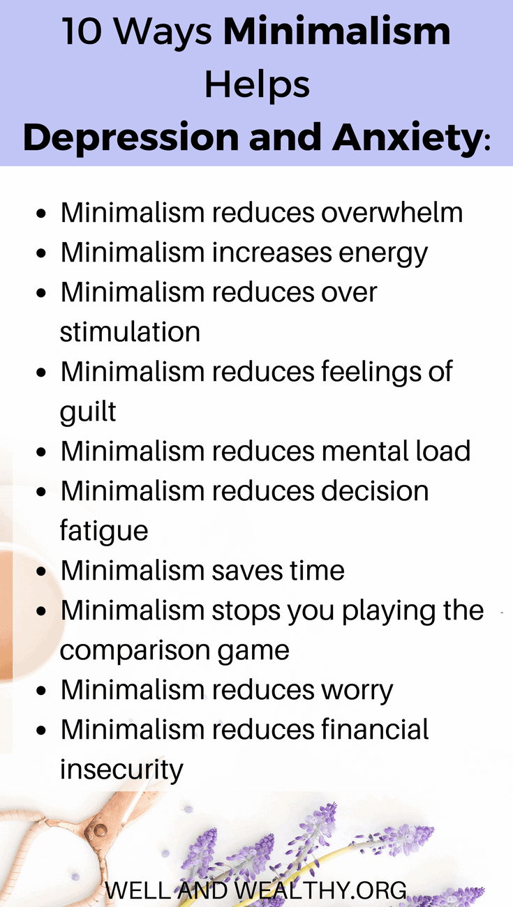 10 Simple Ways Minimalism can Stop Depression and Anxiety