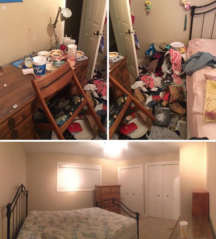 28 Bedroom Photos Of People Who Suffer From Depression Before And After ...