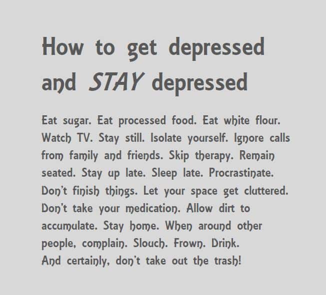 get it done when you re depressed