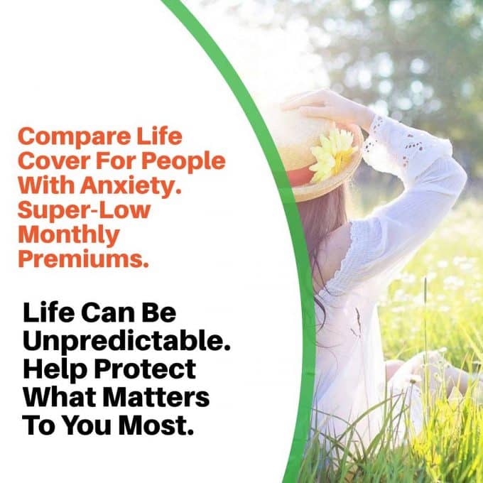 Anxiety, Depression Life Insurance Cover &  Rates 2021