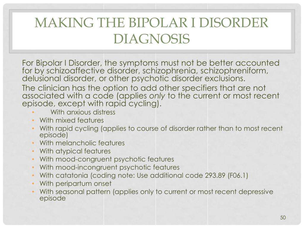 Bipolar Disorder Dsm 5