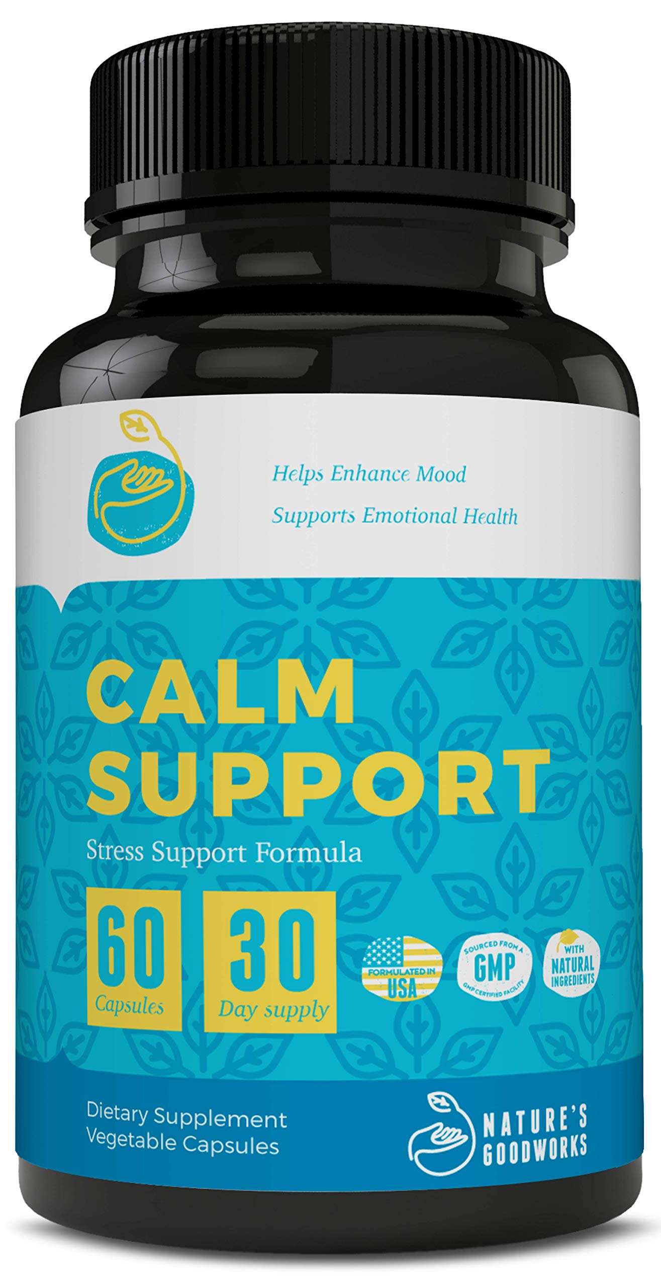 CALM SUPPORT Anxiety Relief Supplements, Stress ...