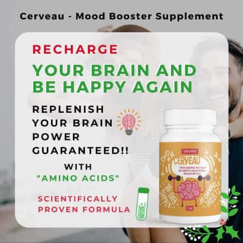 Cerveau Supplement for Anxiety, Stress, Depression, Mood Booster ...