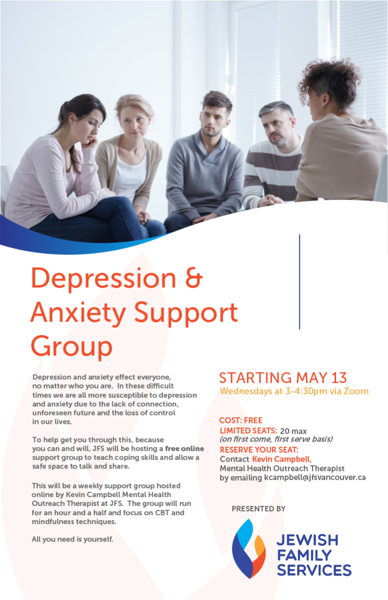 Depression &  Anxiety Support Group