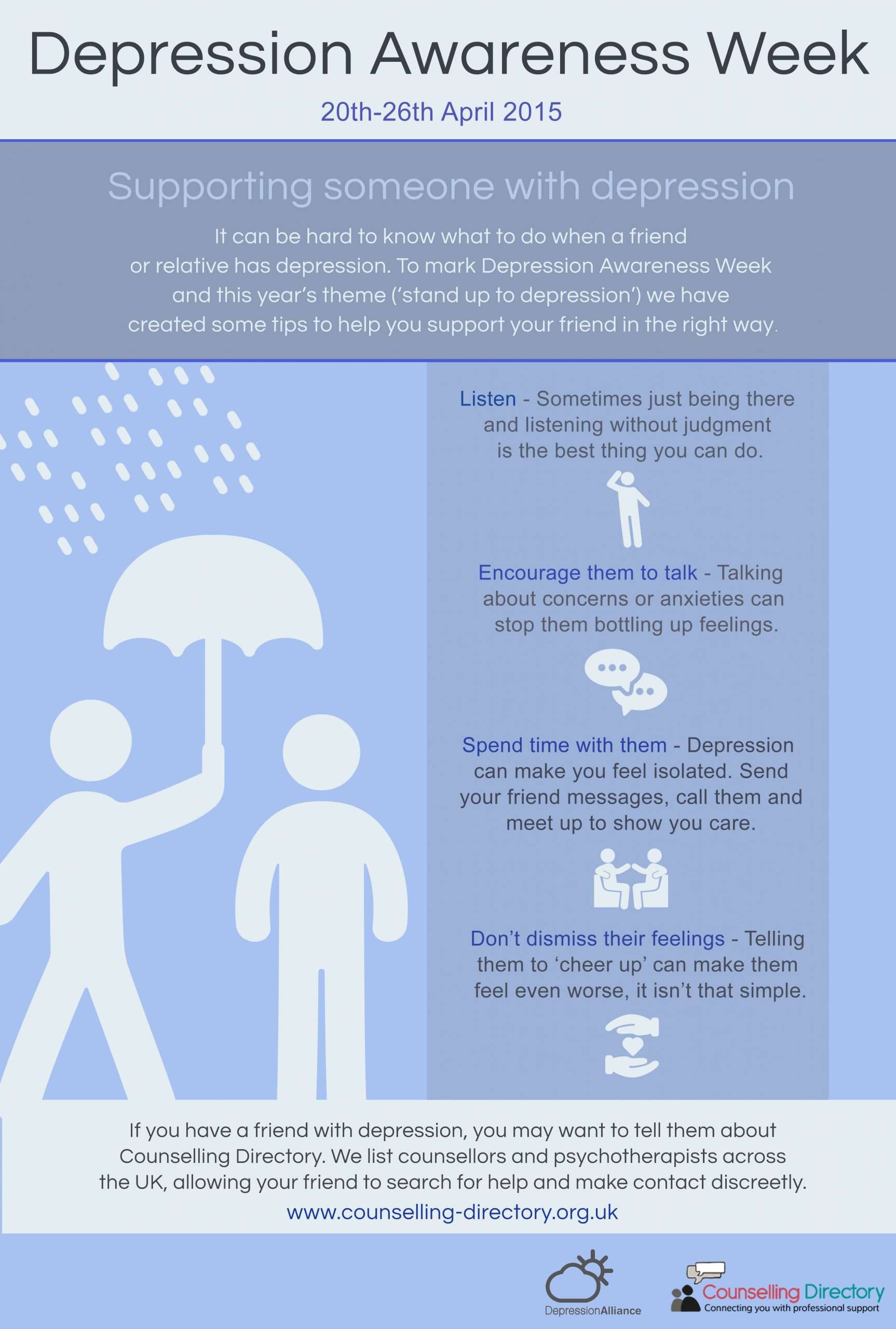 Depression Awareness Week  infographic