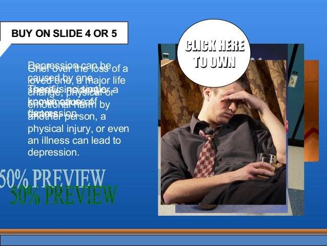 Depression PowerPoint PPT for Wellness Education at Work