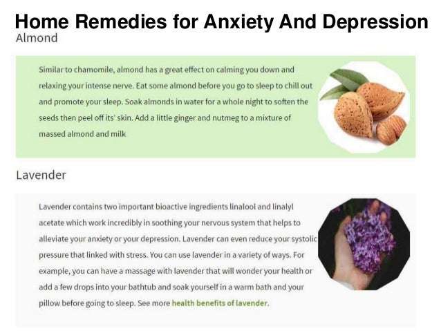 Home Remedies for Anxiety And Depression