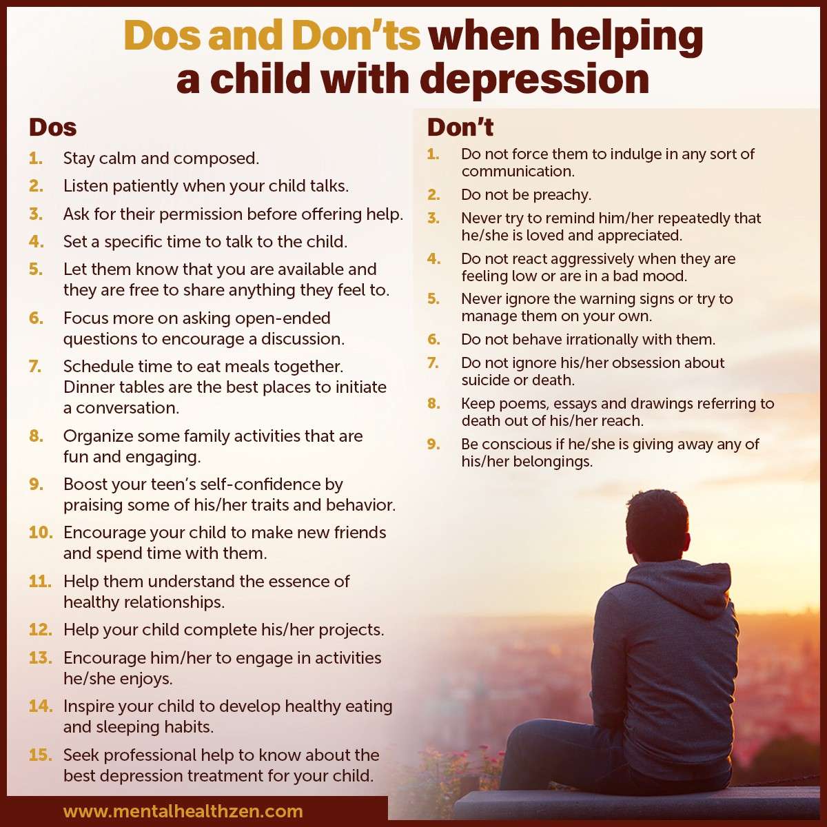How To Help Your Child With Depression