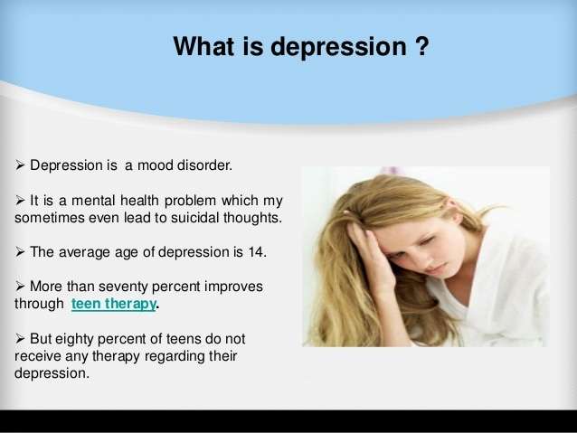 Important facets about Teen Depression