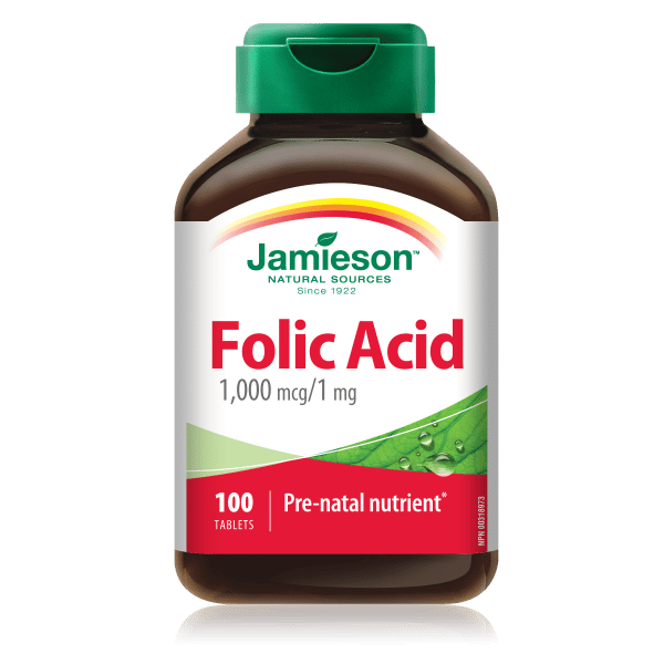 Jamieson Folic Acid 1mg N100