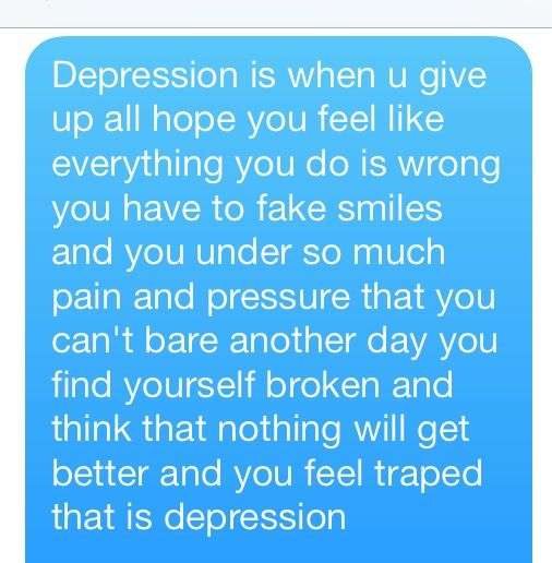 Me explaining depression to someone who doesn