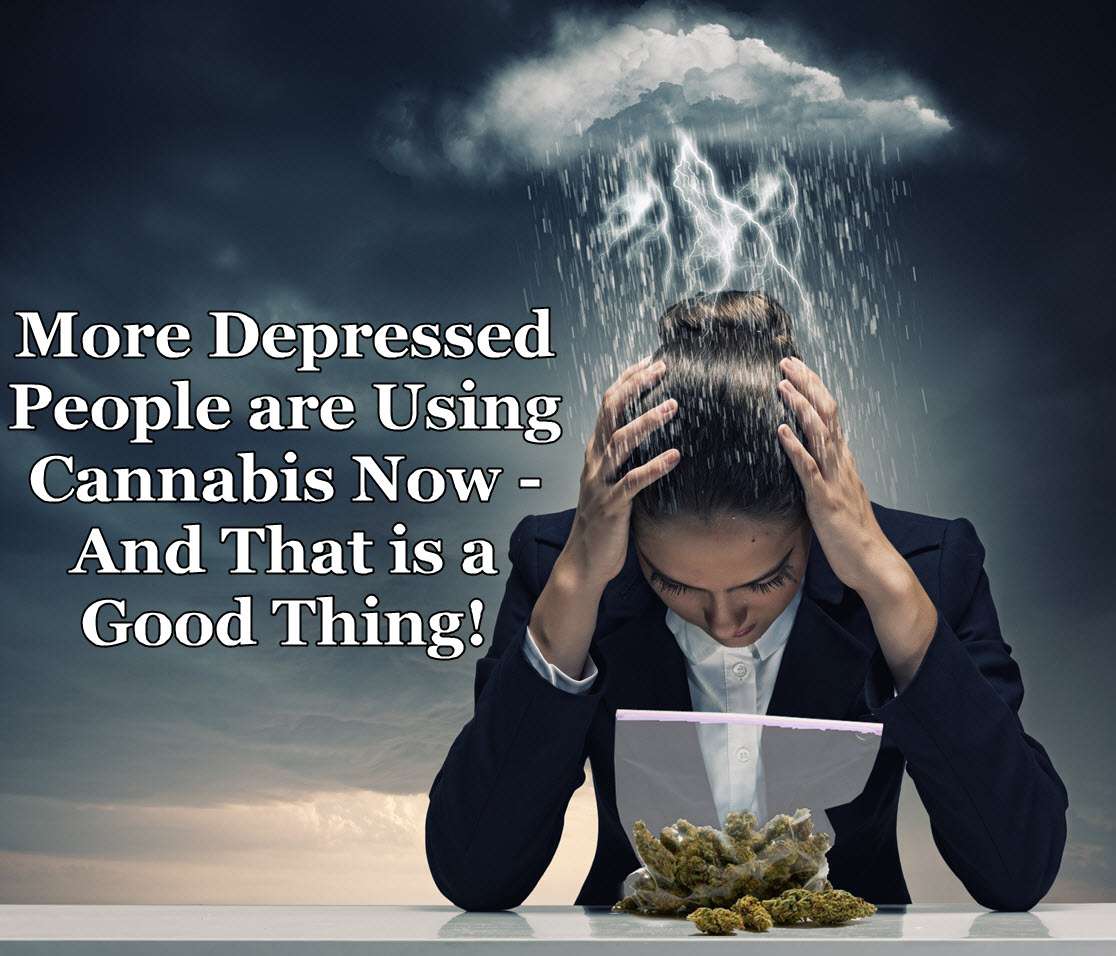 More Depressed People are Using Cannabis Now