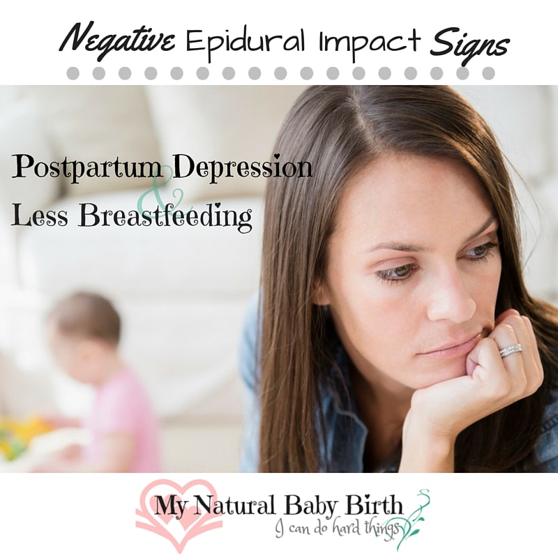 Negative Epidural Impact Signs  Postpartum Depression &  Less ...