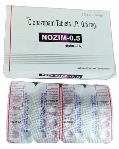 NOZIM Clonazepam Tablets IP, Prescription, Treatment: For Sleeping And ...