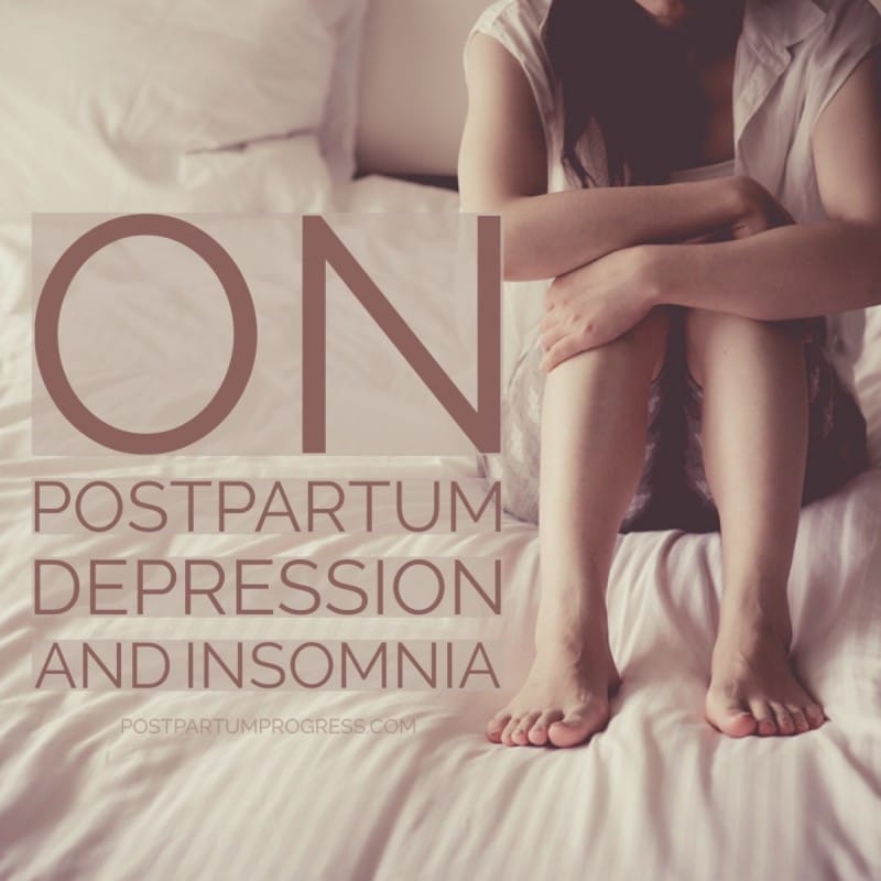 On Postpartum Depression and Insomnia