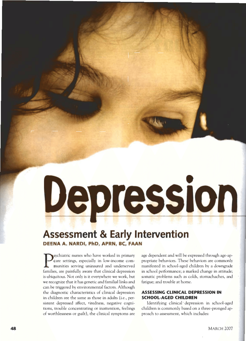 (PDF) Depression in School