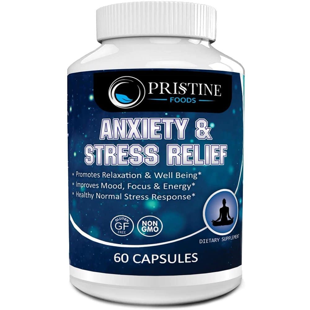 Pristine Foods Anti Anxiety &  Stress Relief Supplements