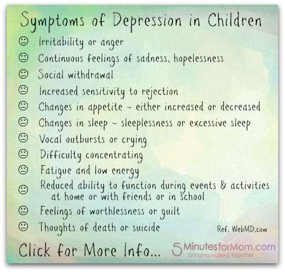 Signs Your Child Might Be Depressed