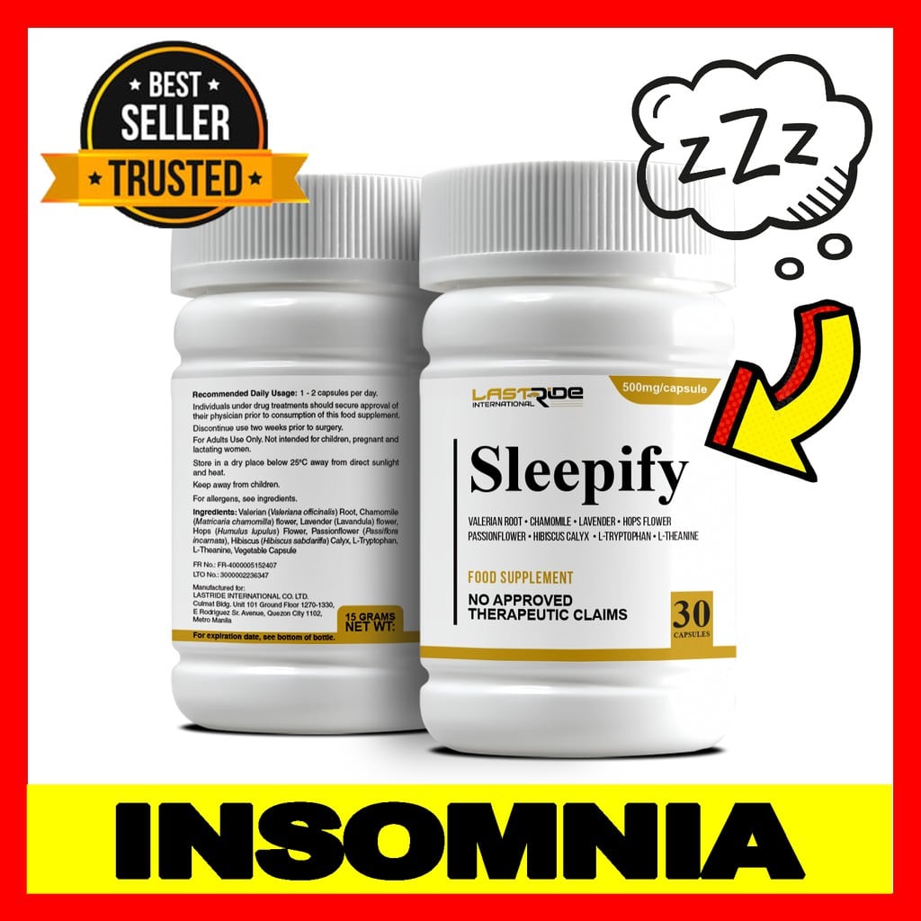 Sleepify Sleeping Pill Aid Insomnia Stress Anxiety Depression Mental ...