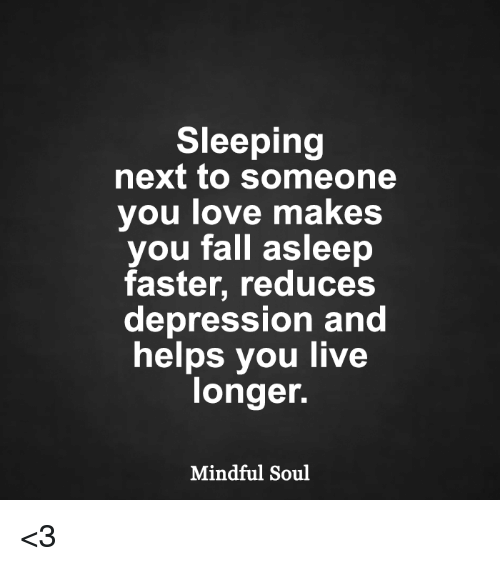 Sleeping Next to Someone You Love Makes You Fall Asleep Faster Reduces ...
