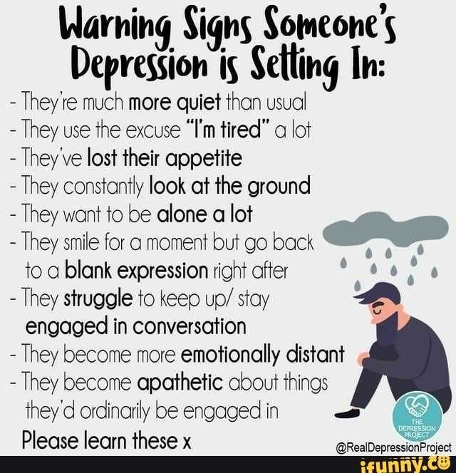 Warning Signs Someone