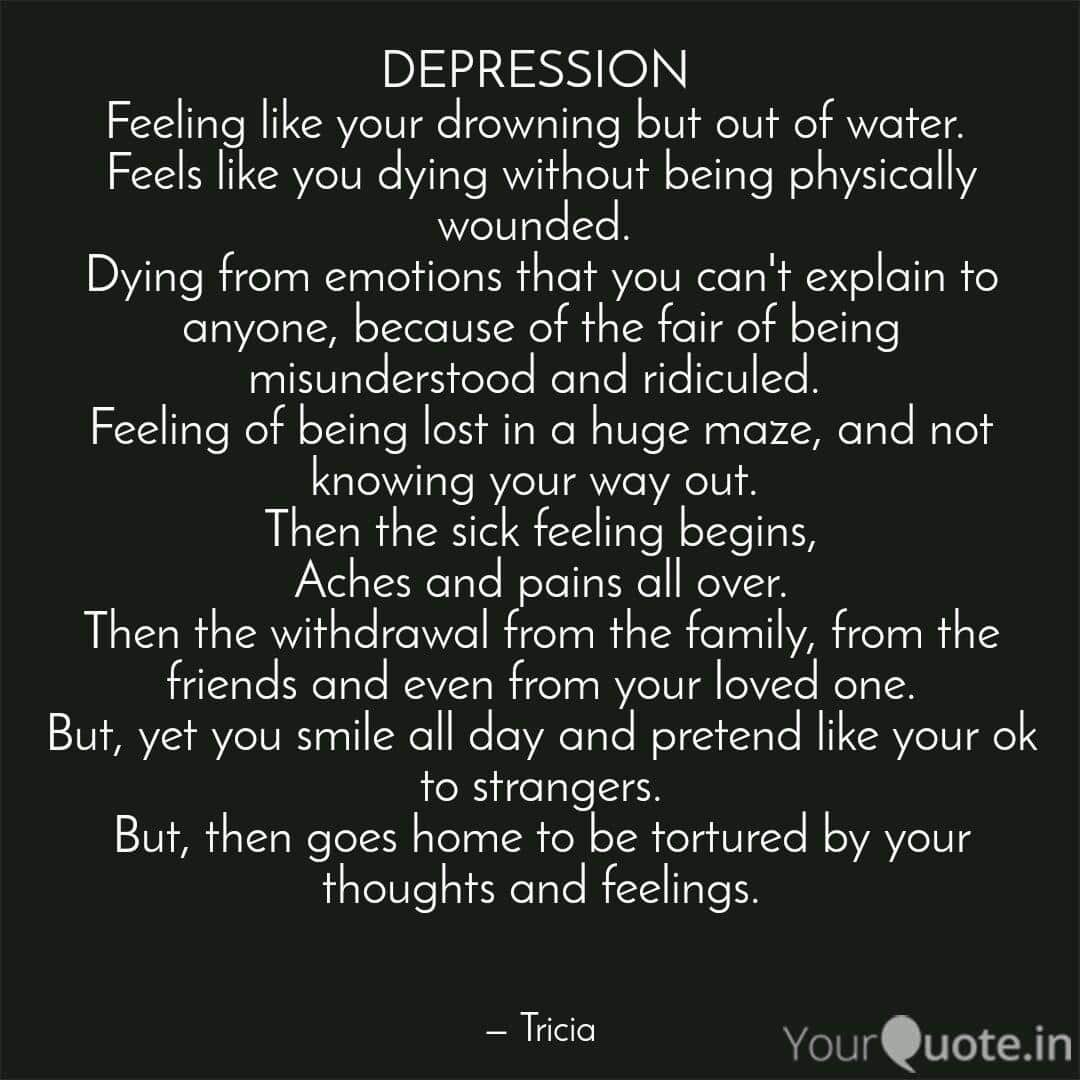 What Depression Feels Like Quotes